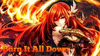 NIGHTCORE  PVRIS  BURN IT ALL DOWN [upl. by Riba]