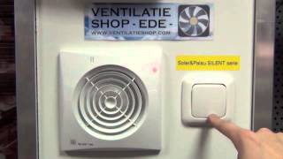 Badkamerventilatoren vergelijken op de testmuur van Ventilatieshopcom [upl. by Madonia]