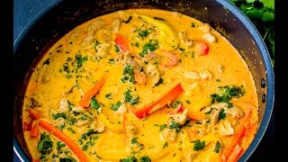 Thai Red Chicken Curry [upl. by Htessil]