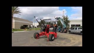 Manitou TMT 55 HT 5K Rough Terrain Piggyback Forklift Year 2016 [upl. by Elisee]