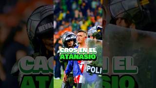 Por desmanes en el Atanasio Girardot no se terminó el compromiso entre Atlético Nacional y Junior [upl. by Llenrad751]