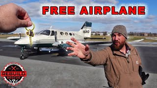 Taking Our FREE Abandoned Airplane Home Ep2 [upl. by Nika]