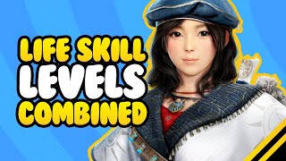 🌟 Life Skill Levels Combined Account Wide Black Desert [upl. by Suoinuj]