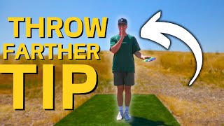 This Tip Helped Me Throw Farther and More Accurate DISC GOLF [upl. by Deeann]