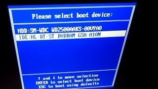 How to Boot PC from DVD without entering BIOS ASUS P5K [upl. by Daphna80]