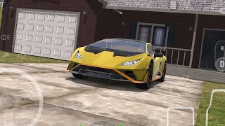 Car Parking Driving School Lamborghini Huracan STO Realistic Gameplay [upl. by Auhsuoj567]