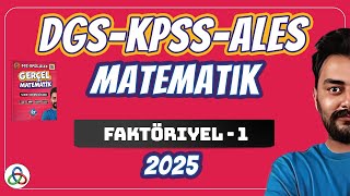 Faktöriyel  1 Video  DGSKPSSALES Matematik  2024 [upl. by Neehcas]