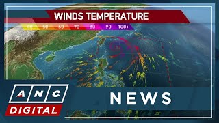 Typhoon Carinaenhanced Southwest Monsoon brings rains over Luzon Visayas  ANC [upl. by Nita485]