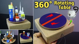 How To Make 360° Rotating Table Machine  Use Synchronous Motor [upl. by Airad777]