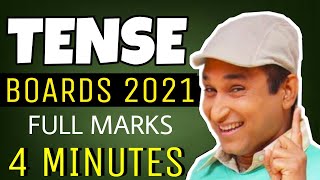 Tense SHORT TRICK for class 10 BOARDS 2021  CBSE english grammar 10 [upl. by Olwen]