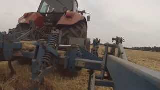 Stoppelsturz mit Case Cvx 150 und Rabe 5m Grubber [upl. by Zephaniah223]