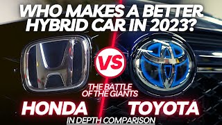 Toyota vs Honda Hybrid Cars Which one is Better Ultimate Battle of Reliability and Refinement [upl. by Lawan]