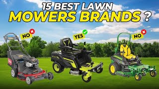 Top 15 Best Lawn Mowers Brands 2025  Best Lawn Mower Brand 2025 [upl. by Ainud]