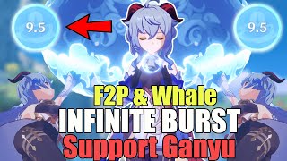 BEST amp EASIEST Ganyu Build in Genshin Impact F2P friendly [upl. by Roz]