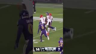 BURROW TO CHASE 67YARD TOUCHDOWN nfl shorts [upl. by Concoff]