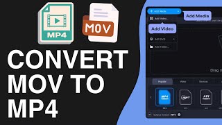 How To Convert MOV To MP4  Easy Tutorial [upl. by Melamed301]