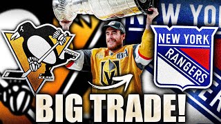 PENGUINS MAKE A HUGE TRADE W THE NEW YORK RANGERS PITTSBURGH TRADES REILLY SMITH FOR DRAFT PICKS [upl. by Llahsram]