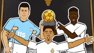 🏆BALLON DOR RAP BATTLE 2024🔥 Feat Vinicius Junior Bellingham Rodri and more [upl. by Anatlus831]