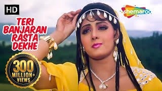 तेरी बंजारन रस्ता देखे  Teri Banjaran Rasta  Sridevi Hit Song HD  Alka Yagnik  Banjaran [upl. by Eilsek]