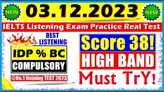 IELTS LISTENING PRACTICE TEST 2023 WITH ANSWERS  03122023 [upl. by Hajed]