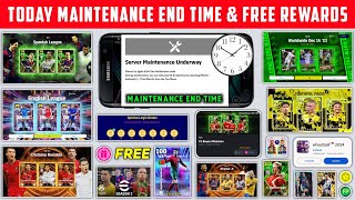 Today Maintenance End Time In eFootball 2024 Mobile  Server Maintenance End Time In eFootball 2024 [upl. by Loftus]