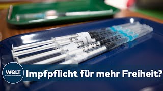 DEBATTE UM IMPFPFLICHT Pro und Contra einer verpflichtenden Immunisierung [upl. by Annaitsirhc]