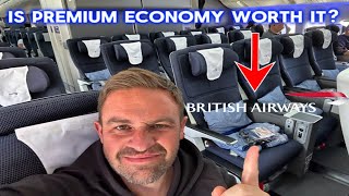 British Airways Premium Economy ReviewIS IT WORTH IT IN 2024 [upl. by Notkcorb]