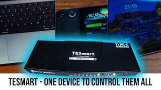 Best USBC KVM for Home Office  TESmart 4K 60Hz  3 x USBC [upl. by Perkoff]