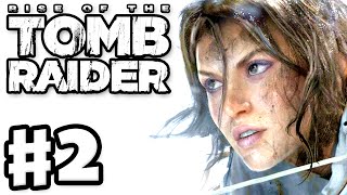 Rise of the Tomb Raider  Gameplay Walkthrough Part 2  Bear Attack Xbox One [upl. by Samson]