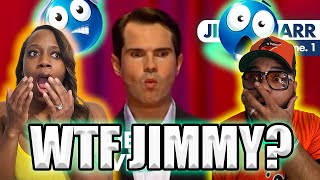 Jimmy Carr Riskiest Jokes Pt 1 HUH WHAT BLACK COUPLE REACTS [upl. by Nalrah384]