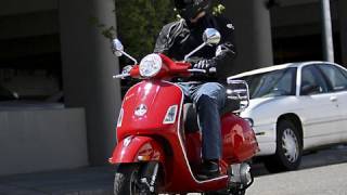 2008 Vespa GTS 250ie Scooter Review [upl. by Malloy]