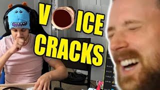 Forsen Reacts  50 voice cracks in 3 minutes [upl. by Leuqar]