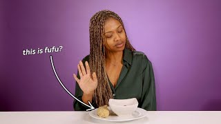 Africans Try Each Others Fufu and Stew [upl. by Kiyoshi865]