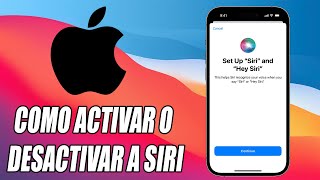 Como Activar o Desactivar a Siri en iPhone [upl. by Kcuhc]