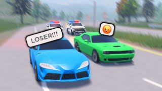 HE LOST THE STREET RACE WHAT HE DID NEXT WILL SHOCK YOU Roblox [upl. by Cirted]