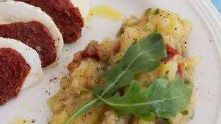 Ricetta Insalata di patate con rucola e pomodori secchi  perfetta per una grigliata e per lestate [upl. by Ku151]