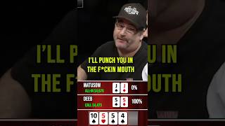 Matusow FREAKS OUT on Shaun Deeb shorts pokernight [upl. by Assirehc]