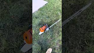 Stihl 500i Warm up [upl. by Popelka]