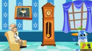 My Grandfathers Clock  Nursery Rhyme With Lyrics [upl. by Llenrod]