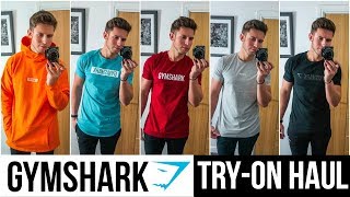 Huge GYMSHARK Mens Clothing Haul amp TryOn [upl. by Annadroj99]