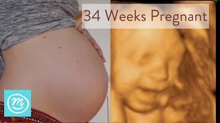 34 Weeks Pregnant What You Need To Know  Channel Mum [upl. by Ahsak]