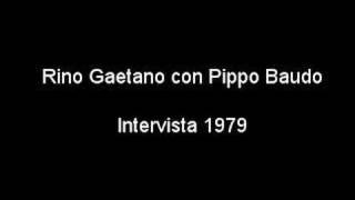 Rino Gaetano intervista con Pippo Baudo 3 novembre 1979 [upl. by Aronoh905]