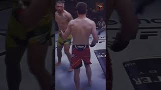 Nurmagomedov loses and slaps Dos Santos after the fight [upl. by Gierc]