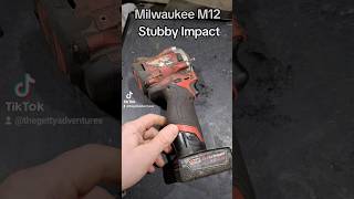 Milwaukee M12 Stubby Impact Wrench 🔧  My FAVORITE TOOL 😍 [upl. by Aihseit]