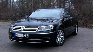 2015 VW Phaeton 30 V6 TDI 245 HP Test Drive [upl. by Aenneea490]