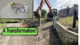 Derelict Cottage Restoration  Gaining Access amp The Site Is Transformed [upl. by Dirgis]