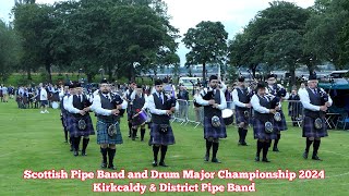 Kirkcaldy amp District Pipe Band  Scottish Championship 2024 [upl. by Cecilio]