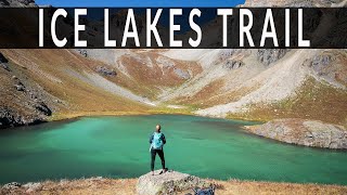 Hiking the Ice Lakes Trail  Silverton Colorado  Ice Lake and Island Lake [upl. by Auqinet]