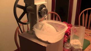 A motorized Country Living grain mill [upl. by Oreste]