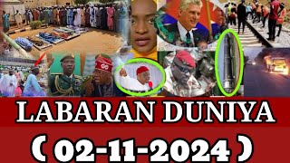 LABARAN DUNIYA NA SAFIYAR YAU ASABAR 02112024 AREWA RADIO AFRICA HAUSA TV BBC HAUSA [upl. by Noelyn]